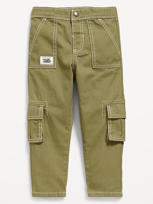 View large product image 2 of 3. Cargo Twill Utility Pants for Toddler Boys
