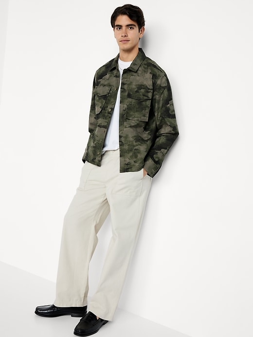Image number 3 showing, Loose Tech Shacket