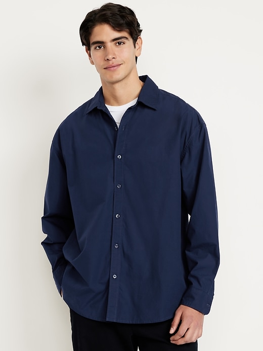 Image number 1 showing, Oversized Poplin Shirt