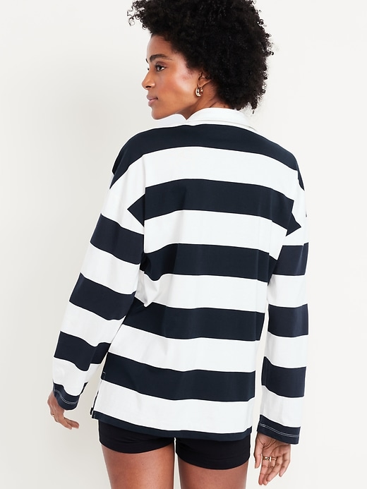 Image number 2 showing, Oversized Rugby Polo