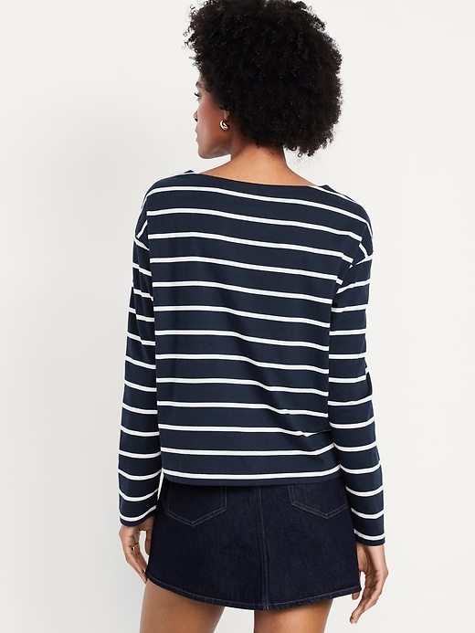 Image number 2 showing, Long-Sleeve Mariner Loose T-Shirt