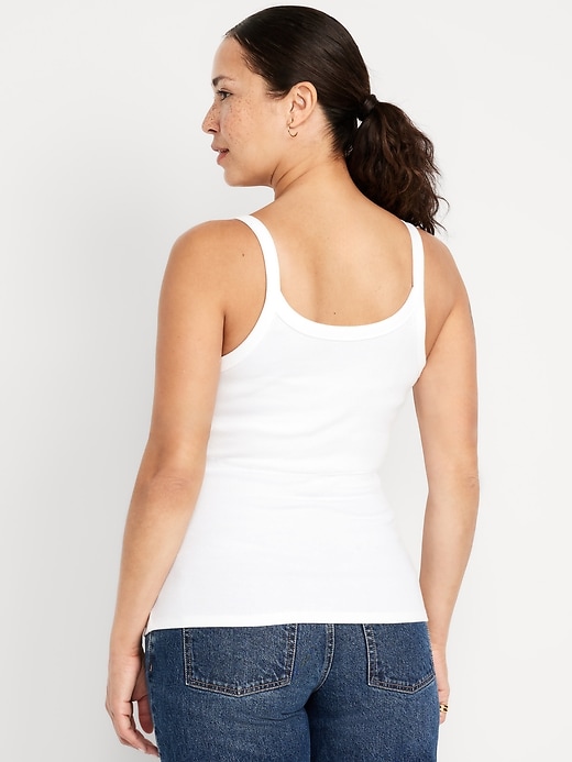 Image number 2 showing, Maternity Ribbed Cami Tank Top