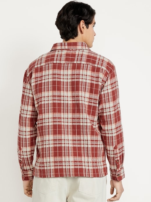 Image number 5 showing, Loose Fit Plaid Pocket Shirt
