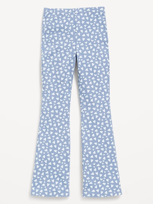 View large product image 1 of 1. Printed High-Waisted Flared Leggings for Girls