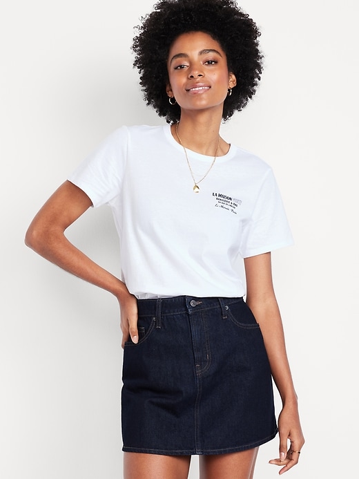 Image number 1 showing, EveryWear Crew-Neck Graphic T-Shirt