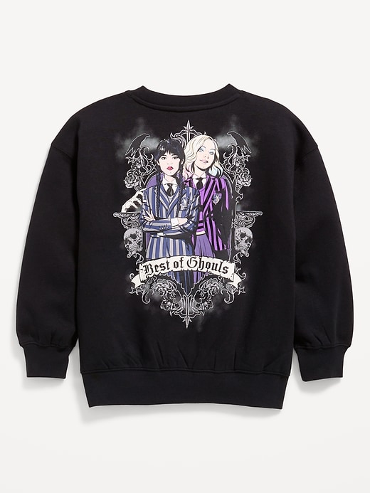 Image number 3 showing, Wednesday™ Oversized Graphic Tunic Sweatshirt for Girls
