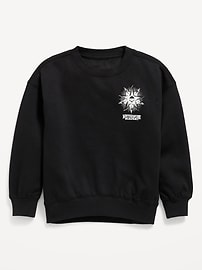 Image number 2 showing, Wednesday™ Oversized Graphic Tunic Sweatshirt for Girls