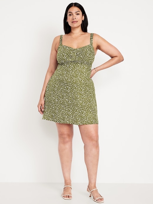 Image number 6 showing, Fit & Flare Crepe Mini Dress