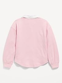 Voir une image plus grande du produit 4 de 4. Polo de rugby long et surdimensionné de rugby pour fille