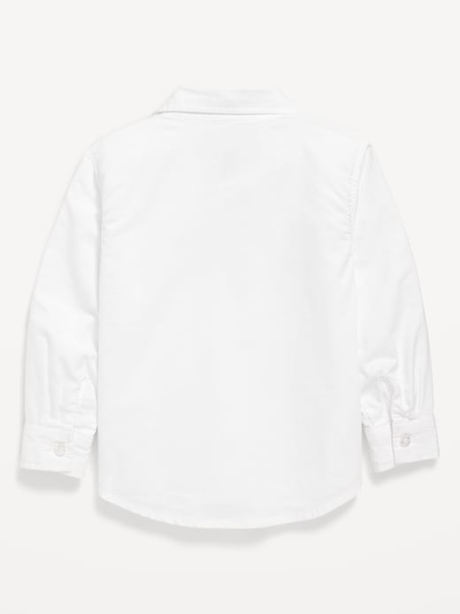View large product image 2 of 2. Long-Sleeve Oxford Shirt for Toddler Boys