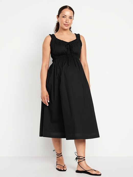 Image number 1 showing, Maternity Sleeveless Fit & Flare Dress