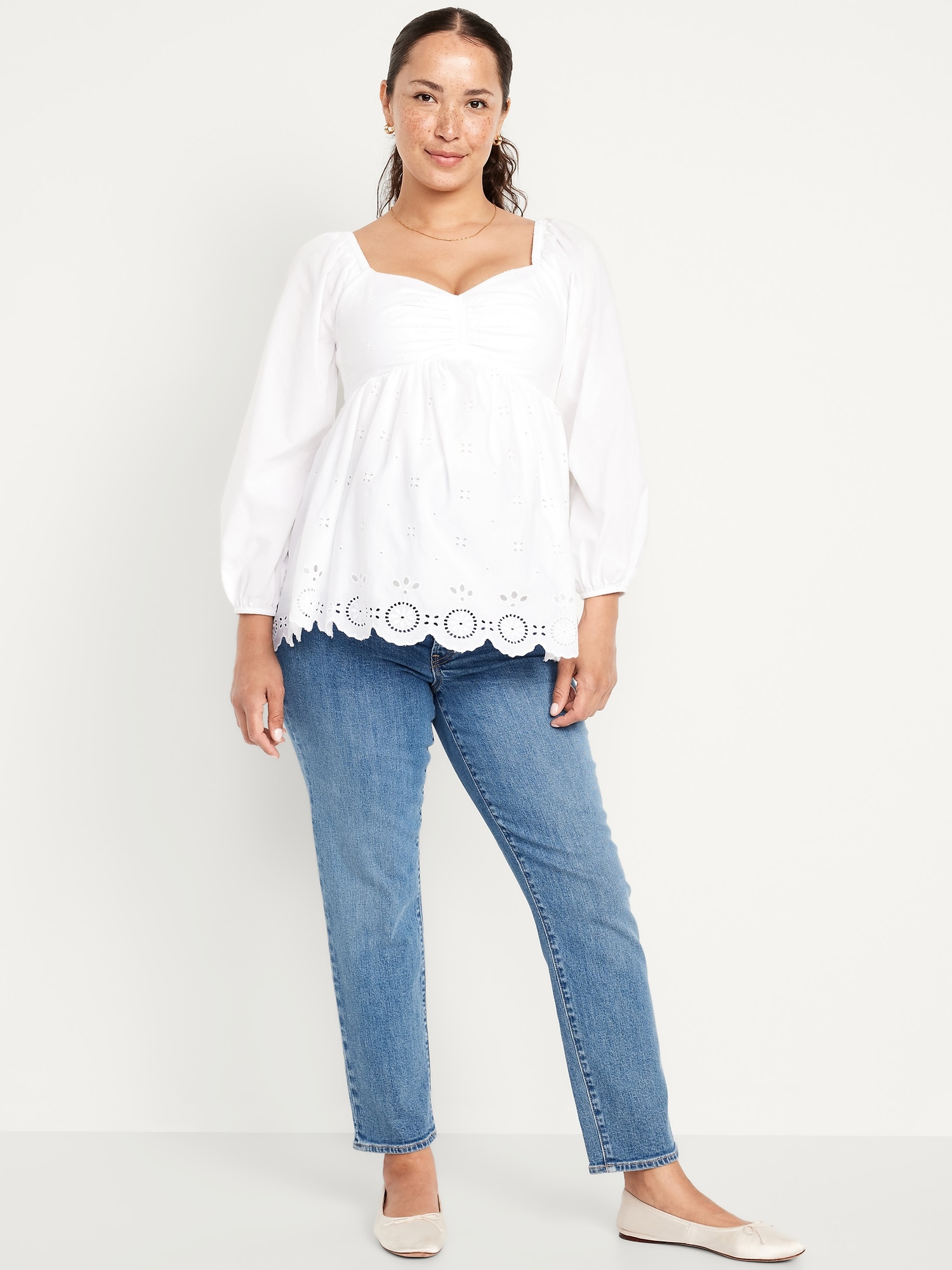 Maternity Full Panel OG Straight Jeans