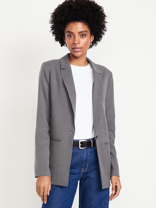 Image number 1 showing, Classic Double-Weave Blazer