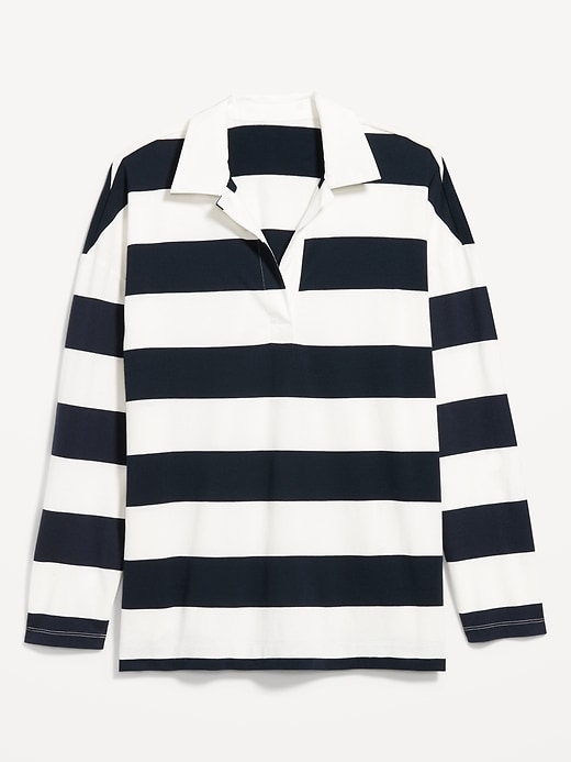 Image number 8 showing, Oversized Rugby Polo