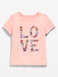 Image number 1 showing, Short-Sleeve Graphic T-Shirt for Girls