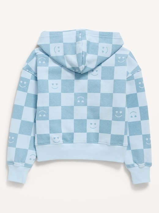 Image number 3 showing, Favorite Fleece Printed Zip-Front Hoodie for Girls