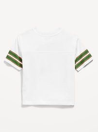 Image number 2 showing, Oversized Mesh Graphic Football T-Shirt for Toddler Boys