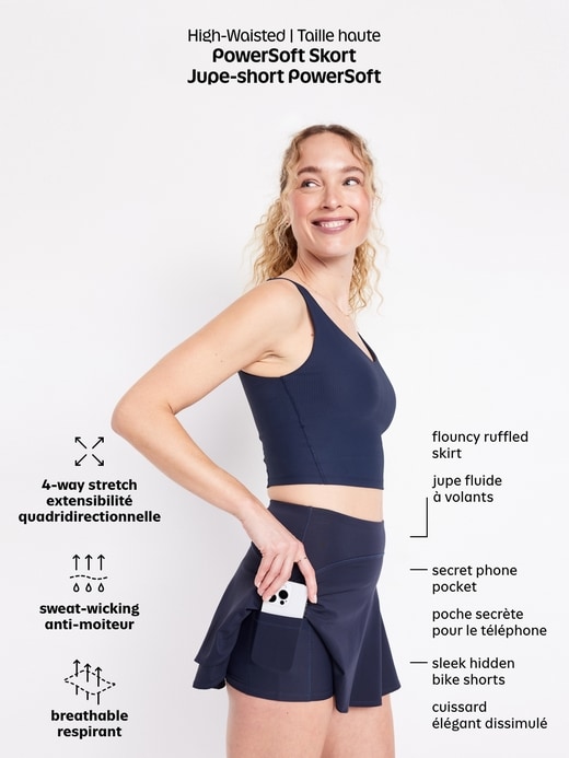 Image number 8 showing, High-Waisted PowerSoft Skort