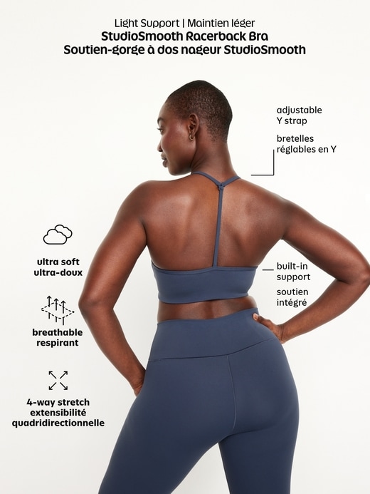 Image number 9 showing, Light Support StudioSmooth Racerback Sports Bra