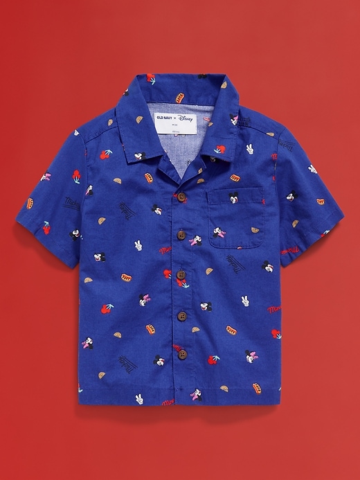 View large product image 2 of 4. Old Navy x Disney© Short-Sleeve Pocket Shirt for Toddler Boys
