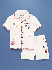 Image number 2 showing, Old Navy x Disney© Linen-Blend Shirt and Shorts Set for Toddler Boys