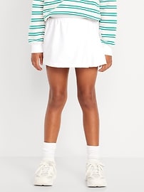 View large product image 3 of 3. High-Waisted PowerChill Pleated Performance Skort for Girls