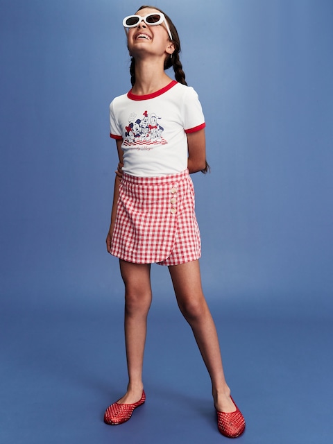 T-shirt ajusté à bords contrastants à imprimé Old Navy x Disney © pour fille