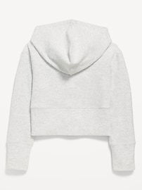 View large product image 4 of 4. CozePlush 2-Way-Zip Hoodie for Girls