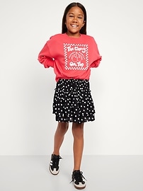 View large product image 3 of 3. Printed Tiered Ruffled Skirt for Girls