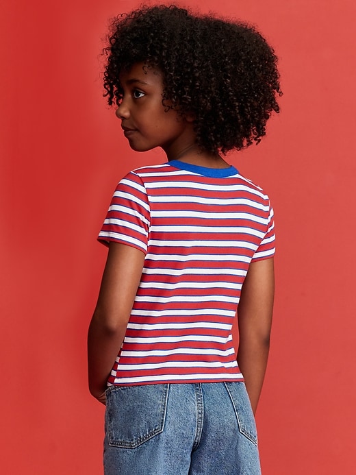 View large product image 2 of 5. Old Navy x Disney© Minnie Mouse Fitted Short-Sleeve Graphic T-Shirt for Girls