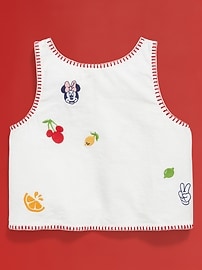 View large product image 4 of 6. Old Navy x Disney© Sleeveless Linen-Blend Top for Girls