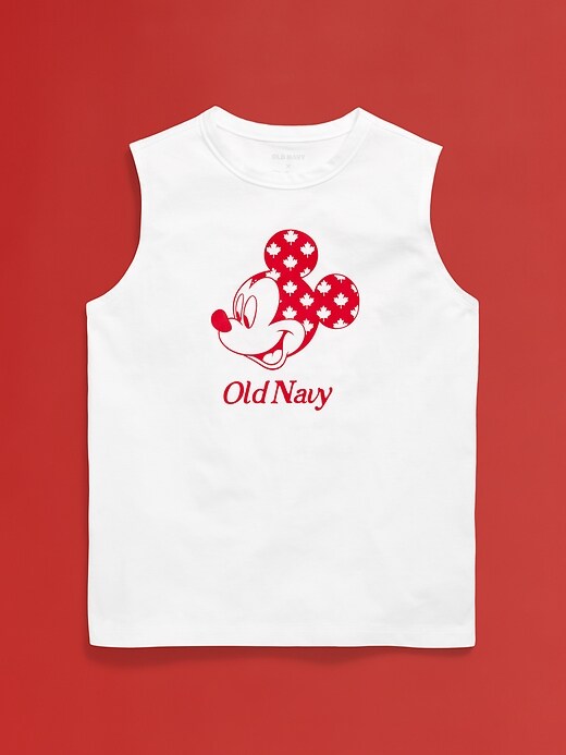 Image number 4 showing, Old Navy x Disney© Mickey Mouse Flag Logo-Graphic Muscle Tank for Boys
