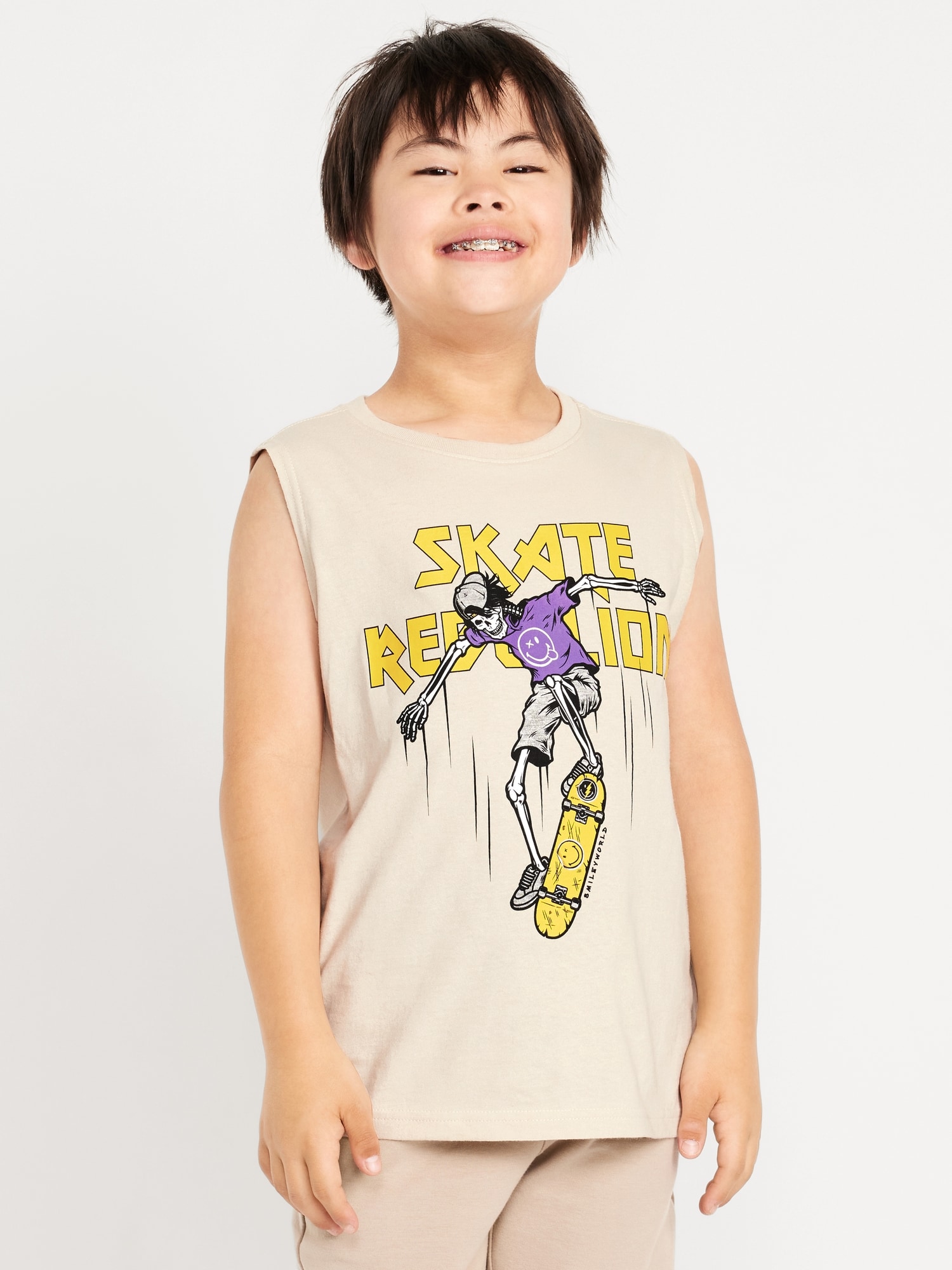 Smiley World™ Muscle Tank Top for Boys
