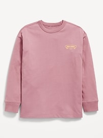 Image number 2 showing, Oversized Long-Sleeve Graphic T-Shirt for Boys