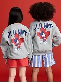 Image number 2 showing, Old Navy x Disney© Mickey Mouse Gender-Neutral Flag Graphic Sweatshirt for Kids