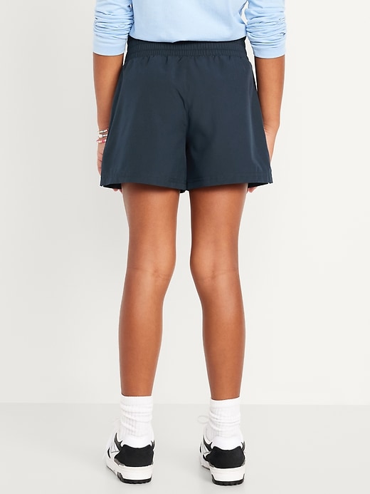 View large product image 2 of 4. High-Waisted StretchTech Performance Shorts for Girls