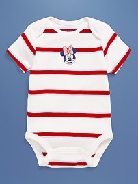 View large product image 3 of 4. Old Navy x Disney© Minnie Mouse Short-Sleeve Bodysuit for Baby