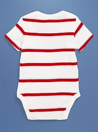 Image number 2 showing, Old Navy x Disney© Minnie Mouse Short-Sleeve Bodysuit for Baby