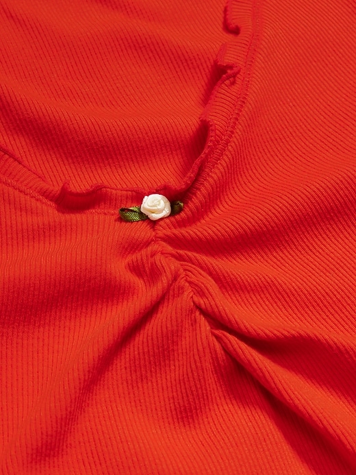 Image number 4 showing, Cinched Rib-Knit Tank Top