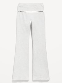 View large product image 4 of 4. CozePlush Foldover Flare Leggings for Girls