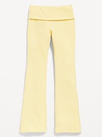 View large product image 4 of 4. CozePlush Foldover Flare Leggings for Girls