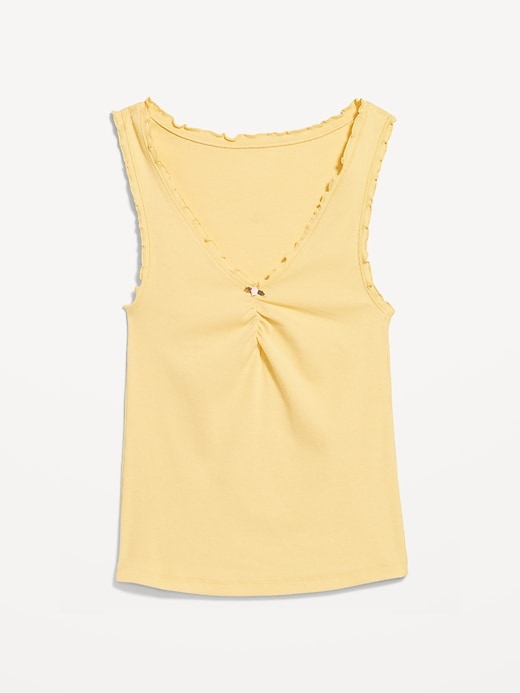 Image number 8 showing, Cinched Rib-Knit Tank Top