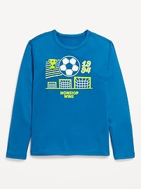 Image number 4 showing, CloudMotion Long-Sleeve Graphic Performance T-Shirt for Boys