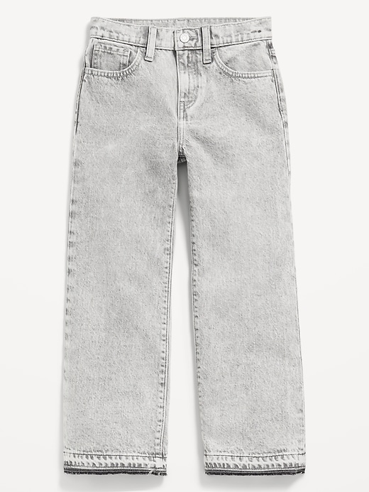 Image number 4 showing, High-Waisted Baggy Wide-Leg Jeans for Girls