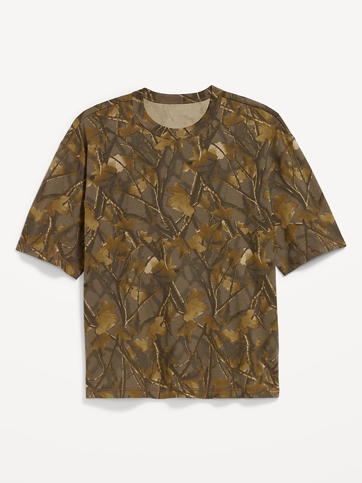 Image number 4 showing, Garment-Dyed Cropped T-Shirt