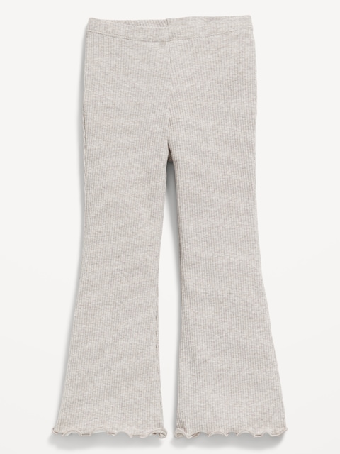Ribbed Flare-Leg Leggings for Toddler Girls