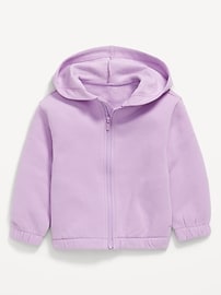 Image number 1 showing, Fleece Zip Hoodie for Toddler Girls