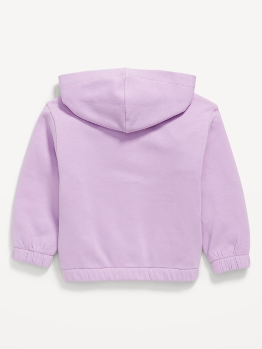 View large product image 2 of 2. Fleece Zip Hoodie for Toddler Girls