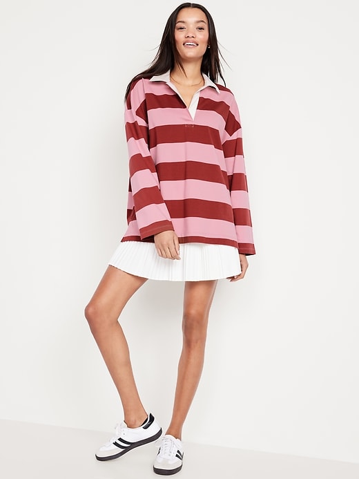 Image number 3 showing, Oversized Rugby Polo