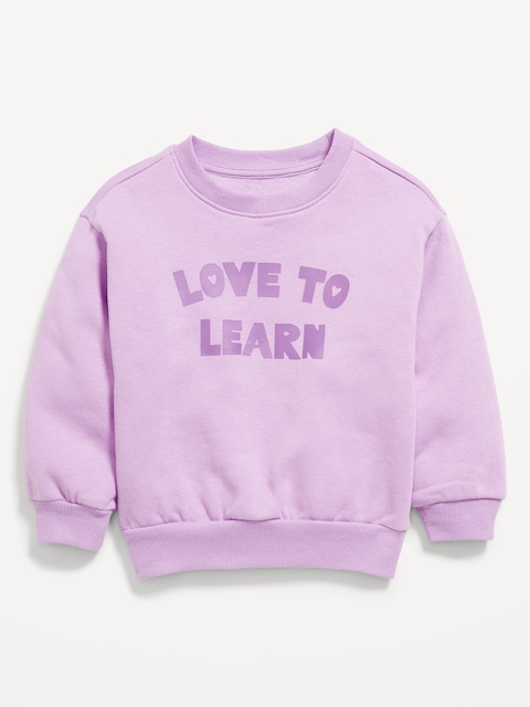Long-Sleeve Graphic Sweatshirt for Toddler Girls